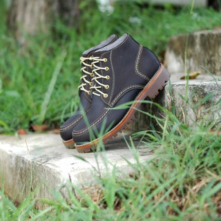 รองเท้าหนังแท้ นูบัค บูทหุ้มข้อ ชนิด หนา 3 mm. StepPro Boots Code 939