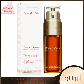 Clarins Double Serum Complete Age Control Concentrate คลาแรงส์ 50ml