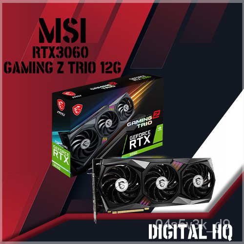 MSI GeForce RTX 3060 GAMING TRIO Z 12GB GDDR6 192bit GPU Graphics Card ...