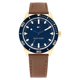 TOMMY HILFIGER รุ่น TH1791818 นาฬิกาข้อมือผู้ชาย สายหนัง หน้าปัด 44 มม.