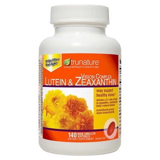 🔥🔥Exp.09/2024 Trunature Lutein &amp; Zeaxanthin Vision Complex 140 Softgels วิตามินบำรุงสายตา สำหรับผู้ที่ใช้สายตาโดยเฉพาะ