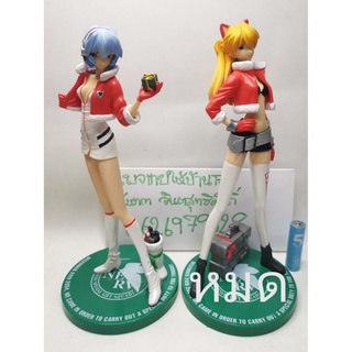 (แท้/มือ2ไม่มีกล่อง)​ ผมเป็นรอย SEGA​ Shin Seiki Evangelion Ayanami Rei and Shikinami Asuka Langley EX Figure Christmas