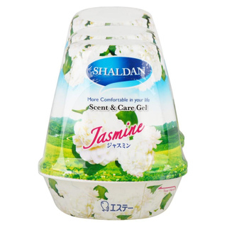 ✨โดนใจ✨ เจลปรับอากาศมะลิ SHALDAN 180 กรัม แพ็ค 3 AIR FRESHENER GEL SHALDAN JASMINE 180G PACK3 น้ำหอมปรับอากาศ