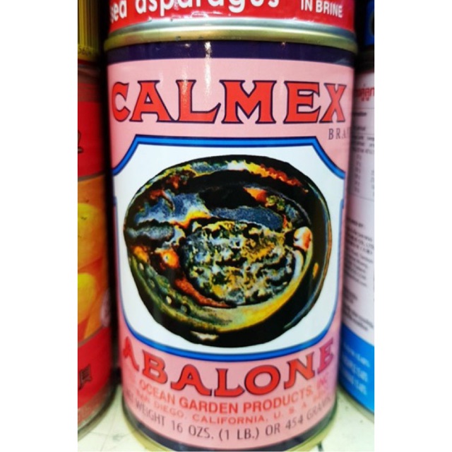 หอยเป๋าฮื้อ 1ตัวครึ่ง หรือ 2 ตัว แล้วแต่รอบ calmex นน 454 ml (ในรูปภาพจากสินค้าจริงของ 1ตัวครึ่งน้า)