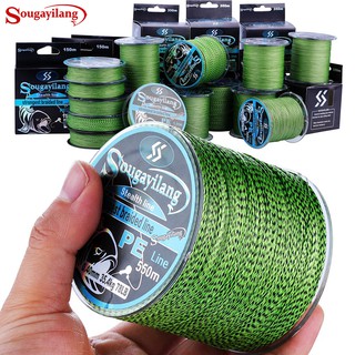 Sougayilang 150/350/550 เมตรถัก PE สายการประมง 4 S Trand 20-78LB ซุปเปอร์แข็งแกร่ง Multifilament สายที่มองไม่เห็นสำหรับแก้ไขปัญหาการประมงปลาคาร์พ