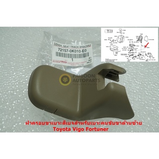 72157-0K010-E0 ฝาครอบขาเบาะคนนั่งขับด้านซ้ายสีเบจสำหรับ Toyo…