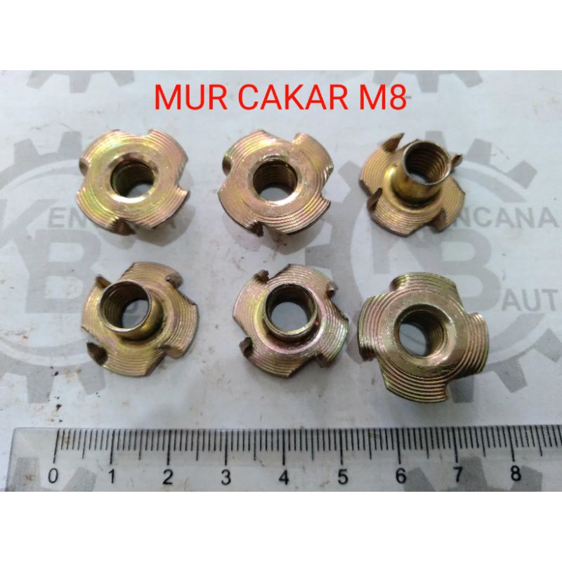 M8 Claw Nut / T Nut*