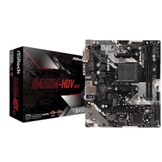 AsRock Mainboard B450M-HDV-R4.0 (AM4)