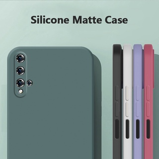 เคสซิลิโคนนิ่ม เนื้อแมตต์ ทรงสี่เหลี่ยม ป้องกันกล้อง กันกระแทก สําหรับ Xiaomi Mi POCO X3 NFC M3 Pro 5G Redmi 10 10C