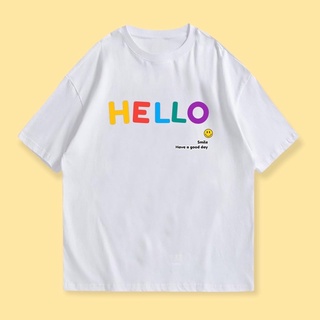 เสื้อลายHELLO Smile😊