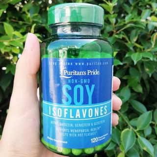 Soy Isoflavones 750 mg 120 Capsules (Puritan’s Pride®) ไอโซฟลาโวน