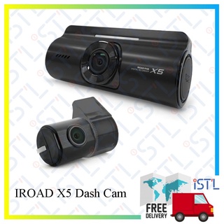 IROAD X5 Dash Cam Front &amp; Rear View Full HD Recordings