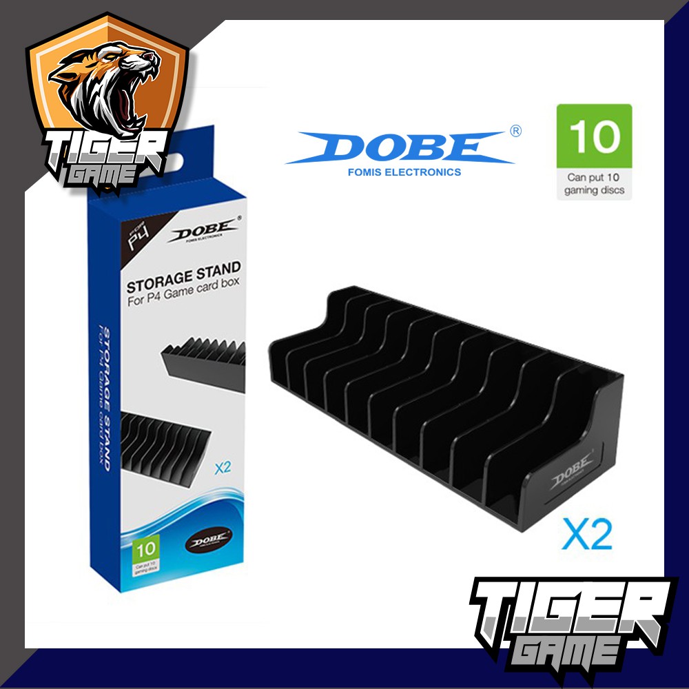 Dobe Storage Game Card Box For PS4 , PS5 , XBOX (Dobe PS4 stand)(ชั้นเก็บแผ่นเกมส์ PS4)(TP4-1813)