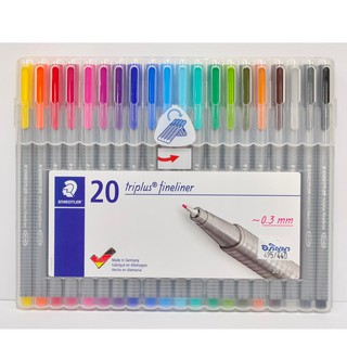 ปากกา Staedtler triplus fineliner 20 สี 0.3 มม.