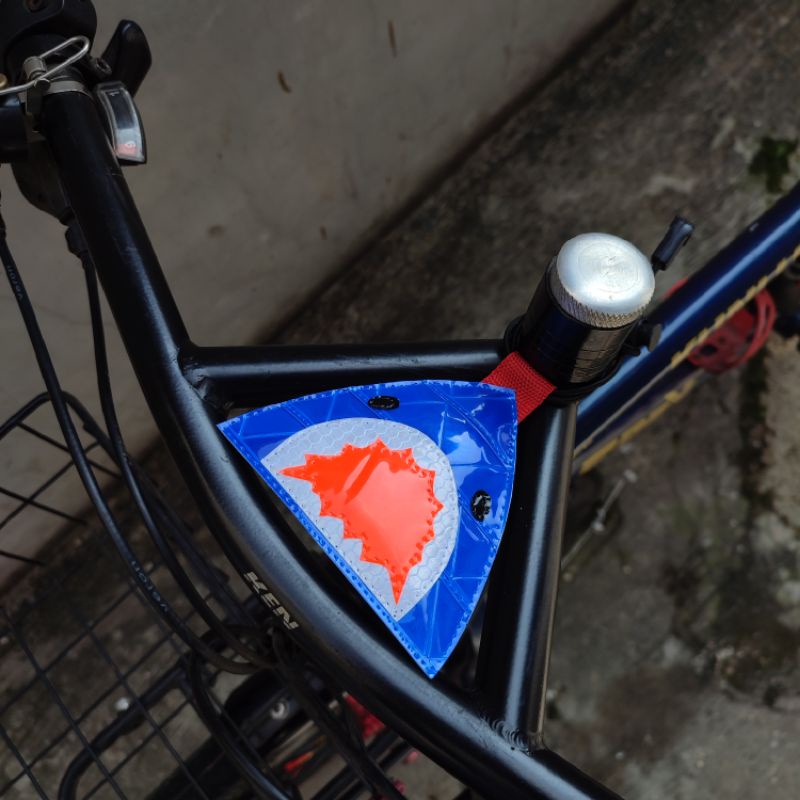 Shark Reflector Bluesug Cute Bicycle Reflector Baby Shark Shaped Bicycle Reflector