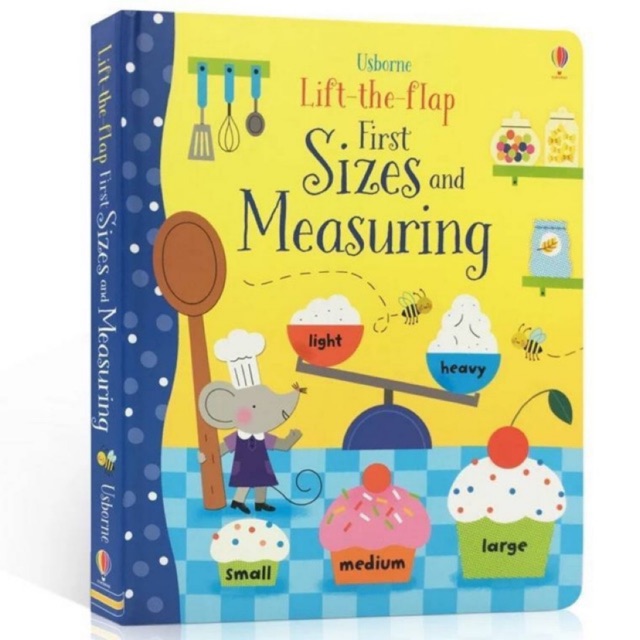 logic Imperial busy Usborne LIFT THE FLAP FIRST SIZE AND MEASURING | Shopee Thailand