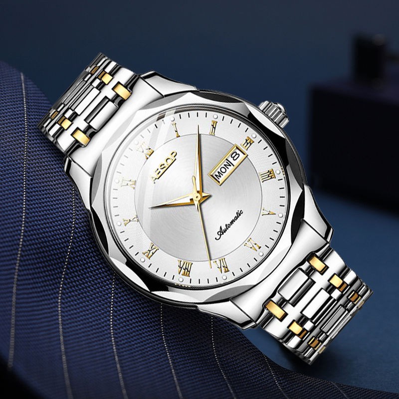 ﹉Swiss Genuine High-end Watch Men s Waterproof Luminous Pure Automatic ...