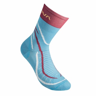 LA SPORTIVA SKY SOCKS MALIBU BLUE/BERRY - ถุงเท้าวิ่ง