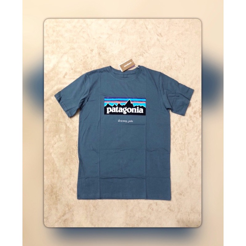 เสื้อยืด Patagonia P-6 Logo T-Shirt ของแท้💯 รุ่นเด็กโต ผู้ใหญ่ใส่ได้จริงค่า