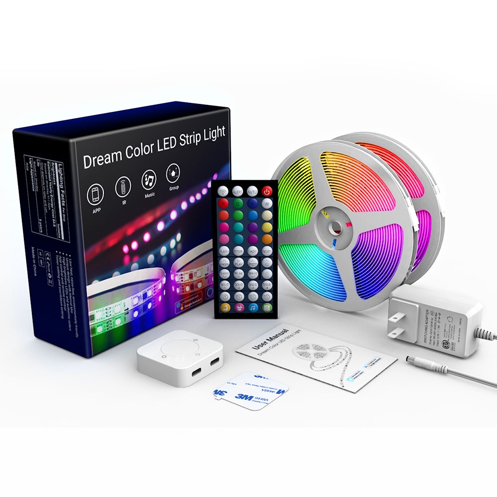 🌈*รุ่น 10 เมตร* ไฟวิ่ง ไฟรุ้ง ถูกและสว่างมาก Tuya Wifi ARGB Rainbow | ไฟเส้นแต่งห้องอัจฉริยะ เล่นตามเพลงได้ ส่งไวมาก - รูปที่ 5