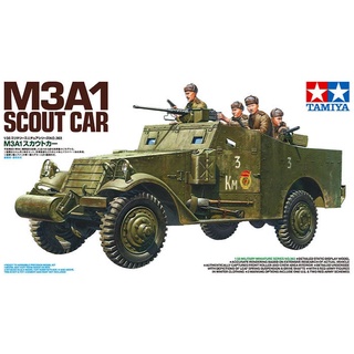 โมเดลยานยนต์ทหารประกอบ TAMIYA M3A1 SCOUT CAR 1/35