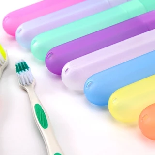 กล่องพลาสติก แบบพกพา สําหรับใส่แปรงสีฟัน เดินป่า ตั้งแคมป์ 1 ชิ้น