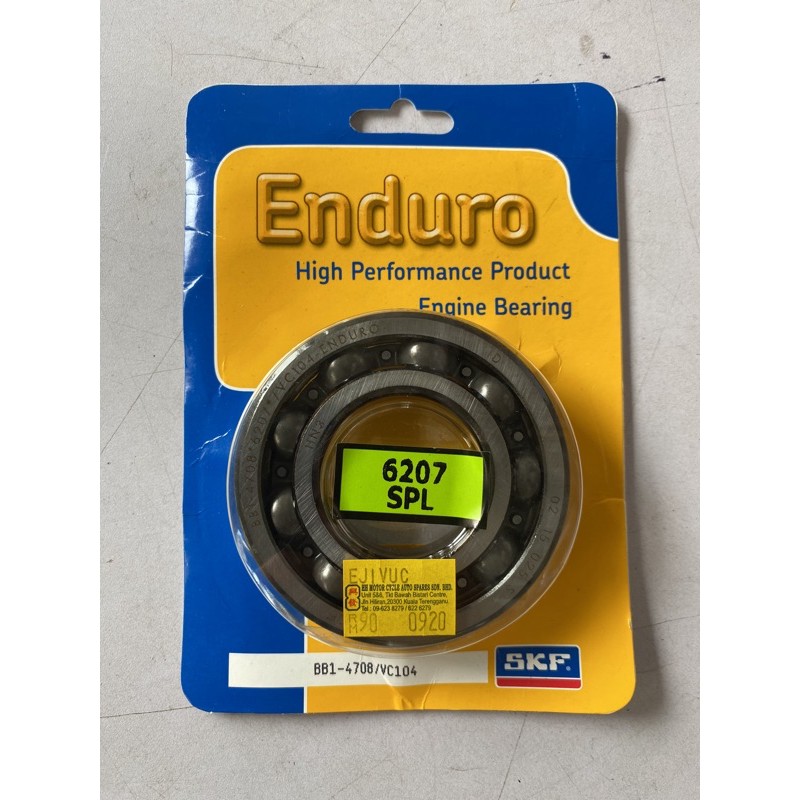 RS150 6207 แบริ่งเพลาข้อเหวี่ยง SKF C3 Enduro
