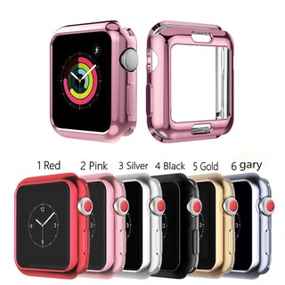 เคสกรอบนาฬิกา TPU ซิลิโคน ป้องกันแบบเต็ม สำหรับ for Apple Watch Series 1 2 3 4 5 6 SE ขนาด 38 40 42 44 มม.