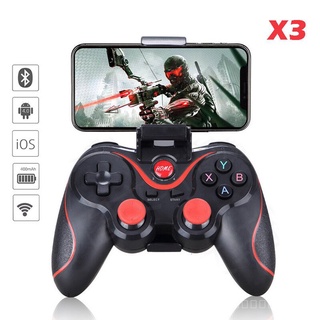 (คุณภาพสูง)BEATY คอนโทรลเลอร์ Gamepad X3 จอยเกม จอยเกมบลูทูธไร้สาย สำหรับโทรศัพท์มือถือสมาร์ทโฟนและแท็บเล็ตในระบบ AndroidSK2191