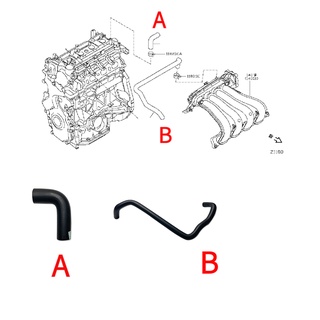 ท่อไอเสีย PCV ของแท้ สําหรับ Nissan SYLPHY G11 TIIDA LIVINA LATIO 1.8 TEANA J32 2.0