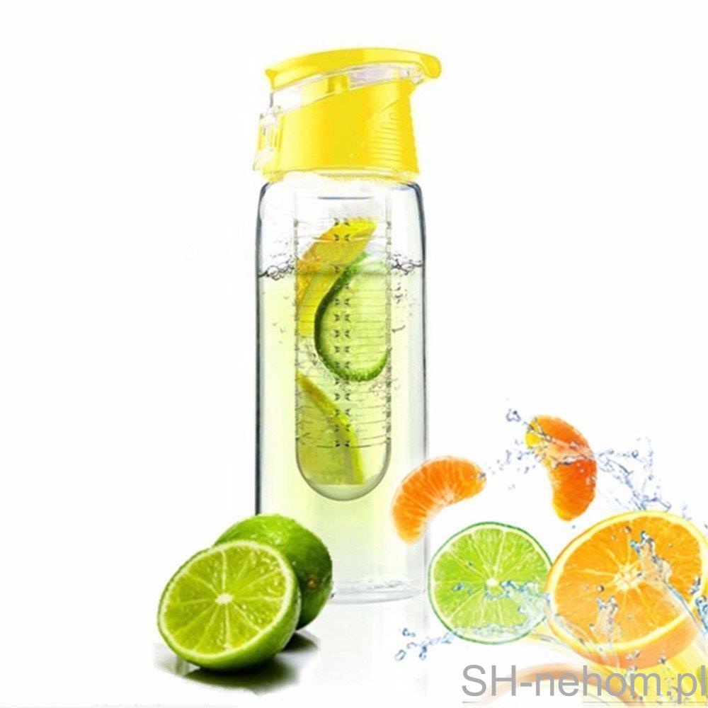 [hxbgxb]800 Milliliter Fruit Infusing Water Bottle with Fruit Infuser