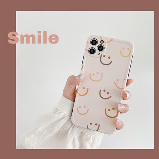 11 promax เคสไอโฟน iPhone case เคสนิ่ม เนื้อซิลิโคน for iPhone X XS MAX XR  7+ 8PLUS full cover ยิ้มมินิมอล  TPU-R1361