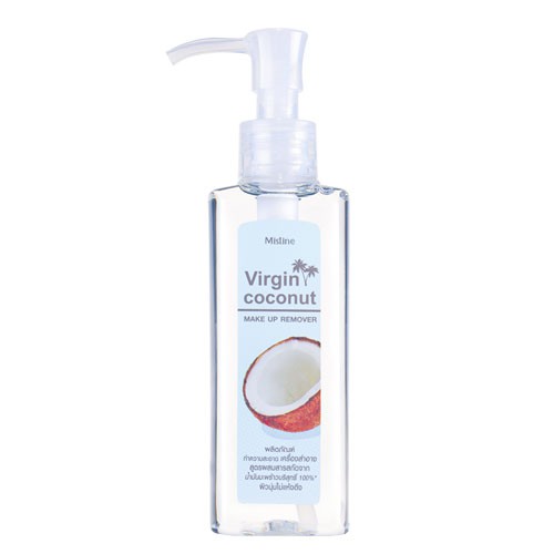 มิสทิน เวอร์จิ้น โคโคนัท เมค อัพ รีมูฟเวอร์ 98มล. MISTINE-VERGIN COCONUT-MAKE UP-REMOVER 98ML.