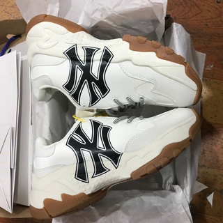 Origina Genuine MLB NY รองเท้าผ้าใบลําลอง พื้นหนา สําหรับผู้ชาย ผู้หญิง เหมาะกับการเล่นกีฬา 32SHCM011