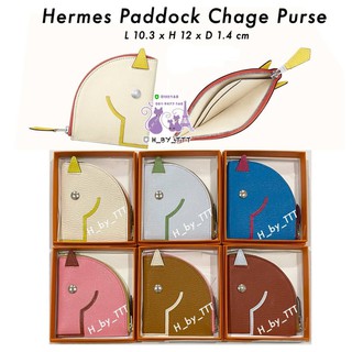 H ermes Paddock Change Purse Zip Wallet กระเป๋าตังค์ซิป  ❤️เลือกสีได้❤️ ของแท้