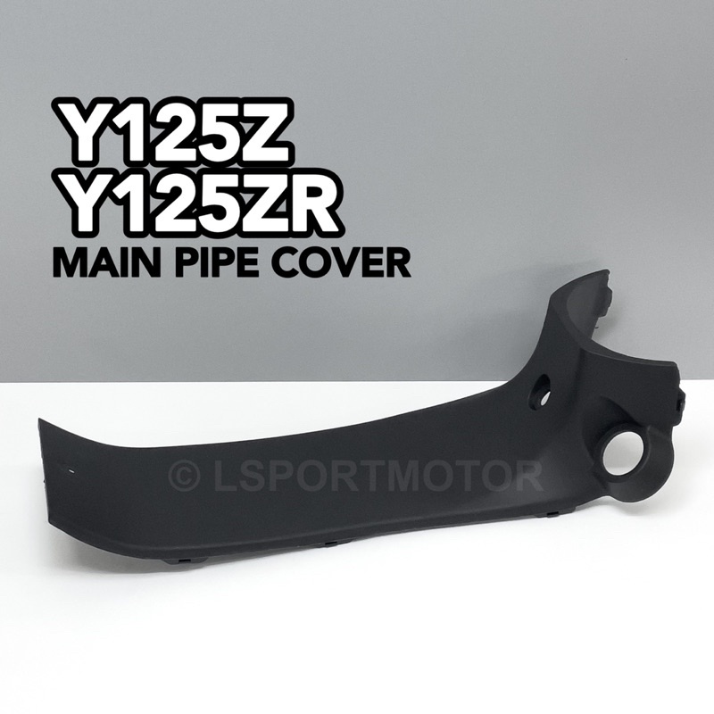 YAMAHA Y125Z / Y125ZR MAIN PIPE COVER (MATTE BLACK) 5BU-F842M-00 ด้านหน้า UPPER MAIN SWITCH COVER IN