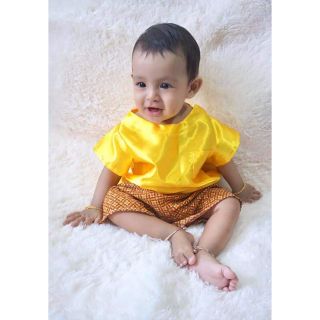 เสื้อสงกรานต์, ชุดไทยเด็ก, โจงกระเบนเด็กลายไทย