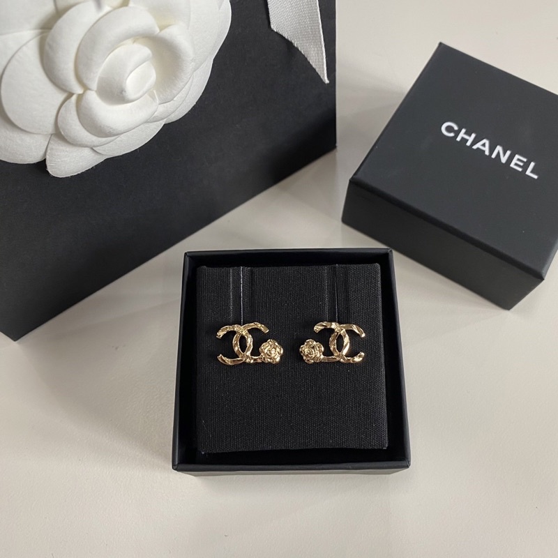 New chanel earrings 1.5cm Fullset rec thai