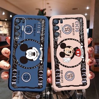 เคสโทรศัพท์มือถือ ขอบสี่เหลี่ยม ลายมิกกี้เมาส์ สําหรับ OPPO Reno6 Z 5G Reno 5 Pro 4 3 Reno2 Z F A95 5G A76 A96 4G