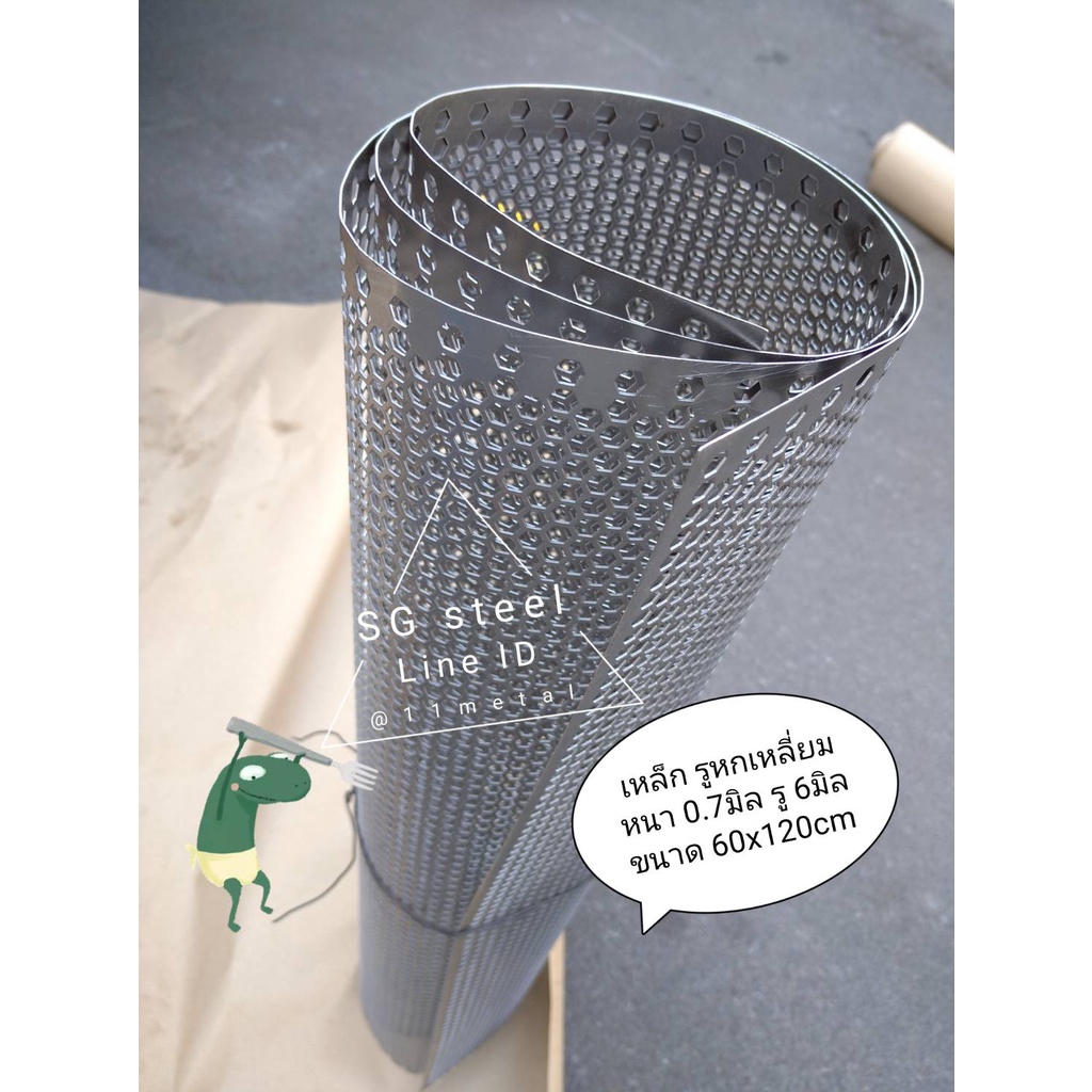 ตะแกรงเหล็ก หน้าตู้ลำโพง รูรังผึ้ง หนา 0.7 มิล รู 6-12 มิล กั้นหน้าลำโพง ผนังกั้น งานตกแต่ง DIY