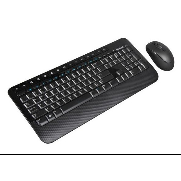 Keyboard Wireless MICROSOFT (Desktop 2000) Black M7J-00027 (by ...