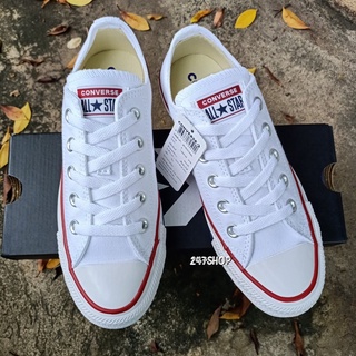 รองเท้าผ้าใบ CONVERSE รุ่น ALL STAR OX WHITE รหัส M7652CWW สินค้าลิขสิทธิ์แท้ 100%