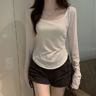 เสื้อยืดมีสีไห้เลือก เสื้อเเขนยาวพร้อมส่งราคาถูก