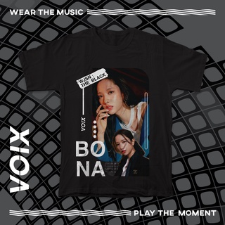 เสื้อยืด พิมพ์ลาย Kpop WJSN The Black "Easy" Bona Exy Eunseo สําหรับผู้ชายเสื้อยืดแขนสั้นสไตล์สตรีท