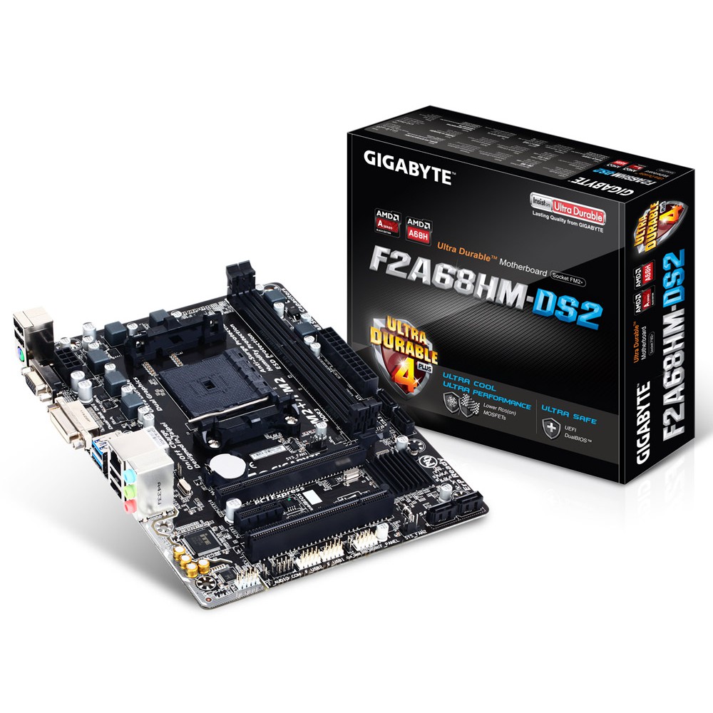 MAINBOARD (เมนบอร์ด) FM2 GIGABYTE F2A68HM-DS2 Warranty 3-y