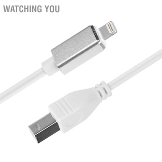 Watching You OTG to MIDI Cable USB Adapter Aluminum Alloy Electric Piano Drum Musical Instrument Data Wire