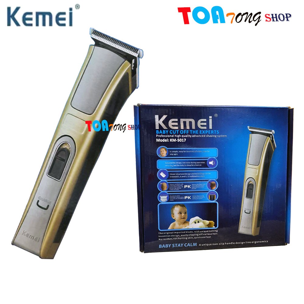 ปัตตาเลี่ยนไฟฟ้าไร้สาย km-5017 บัตตาเลี่ยนตัดผม แบตเตอเลี่ยน แบตเตอเลี่ยนไร้สาย ปัตตาเลี่ยนคนไร้สาย 