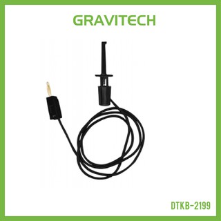 [Gravitechthai]2mm Banana to Clip Jack Cable 50cm - Black