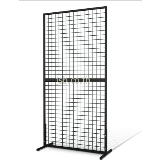 ชั้นแขวนของมีล้อ แขวนของขาย แขวนฮุกได้ สีดำ/สีขาว Store Displays, Metal Display Rack40*90*180