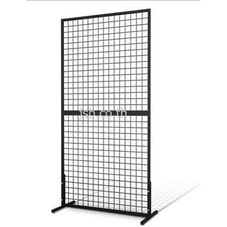 ชั้นแขวนฮุก ชั้นแขวนของมีล้อ   แขวนของขาย สีดำ/สีขาว Store  Displays, Metal Display Rack40*90*180